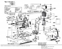 Bosch 0 600 285 001  Belt Sander 110 V / Eu Spare Parts